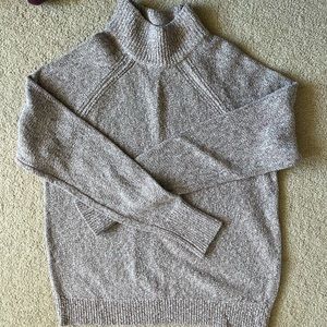 Grey/Pink turtle neck sweater